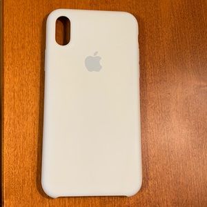 iPhoneX light blue apple slim case